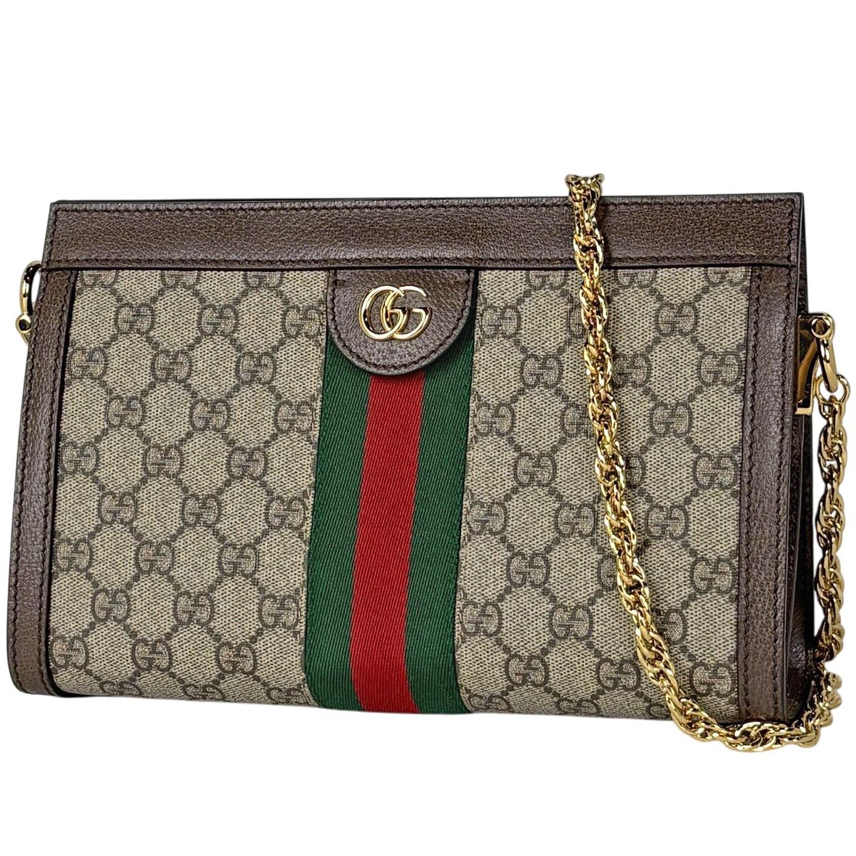 Gucci Ophidia Shoulder Bag GG Supreme Beige Brown