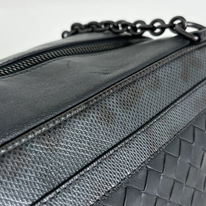 Bottega Veneta Intrecciato Chain Tote Bag Leather Dark Green — view 5
