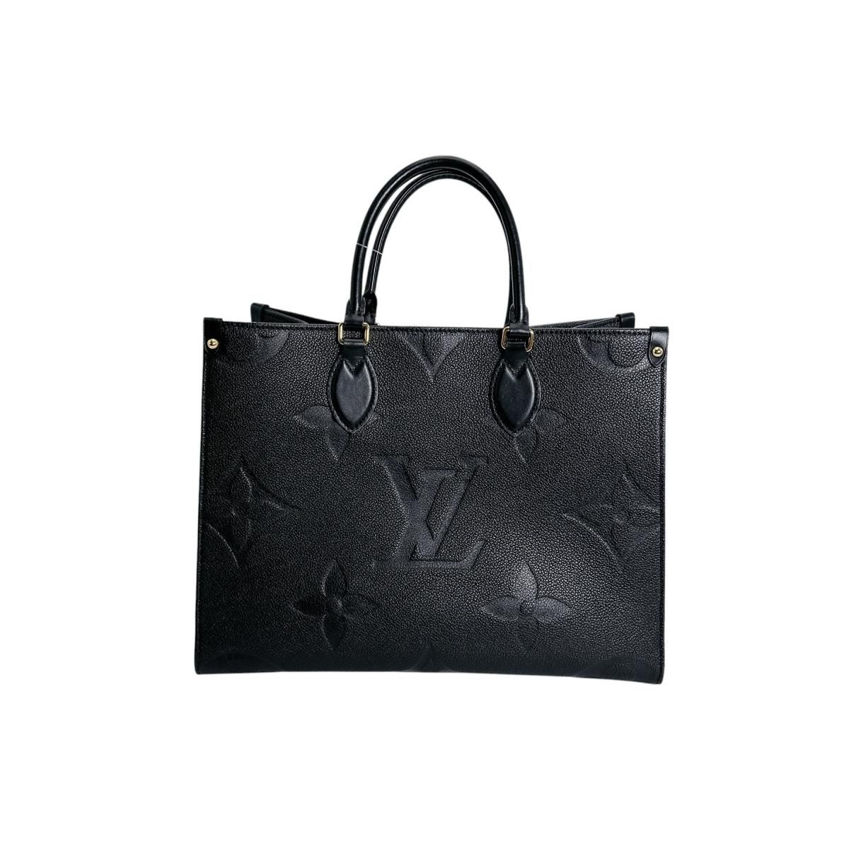 Louis Vuitton Empreinte Handbag On The Go MM Tote Noir — view 2