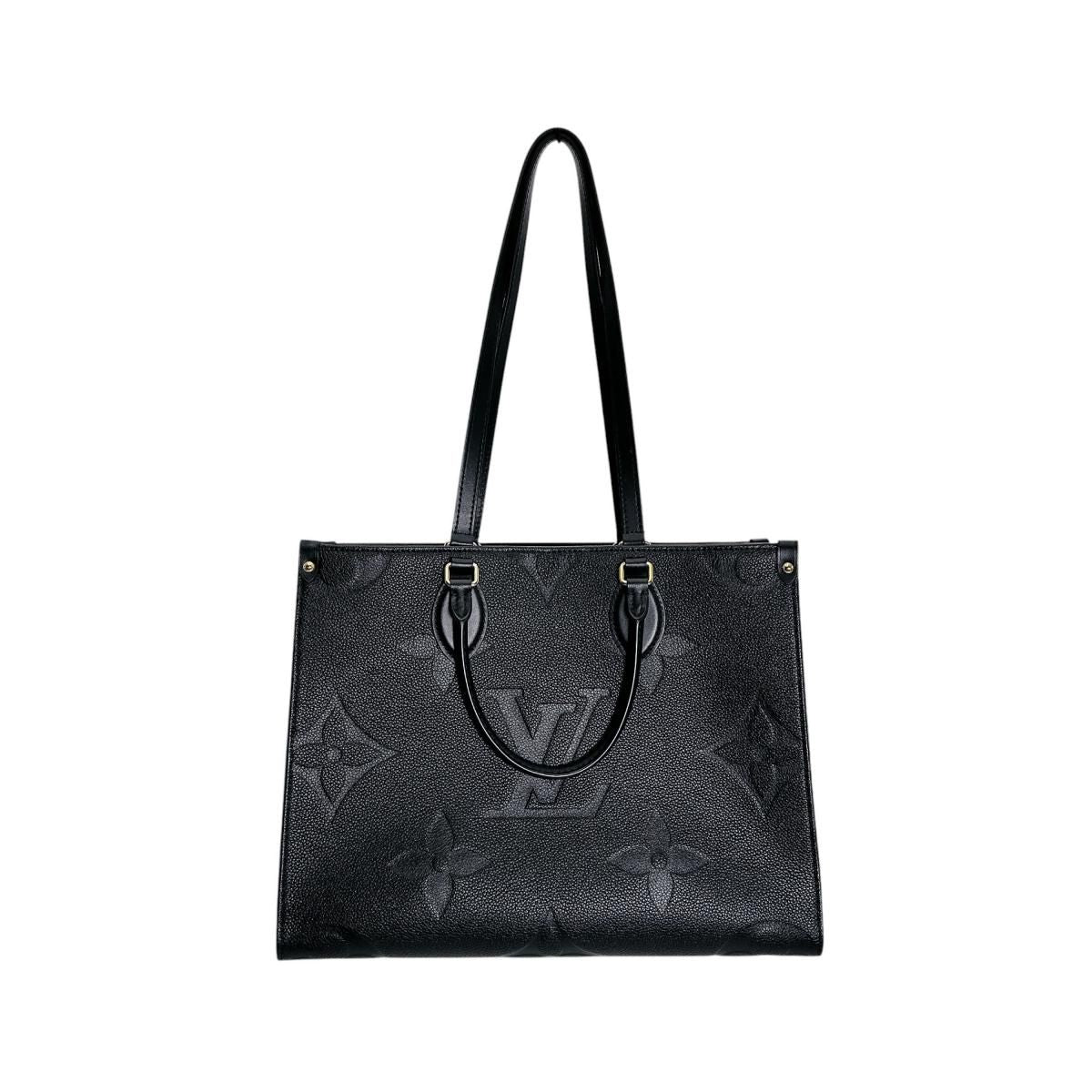 Louis Vuitton Empreinte Handbag On The Go MM Tote Noir — view 5