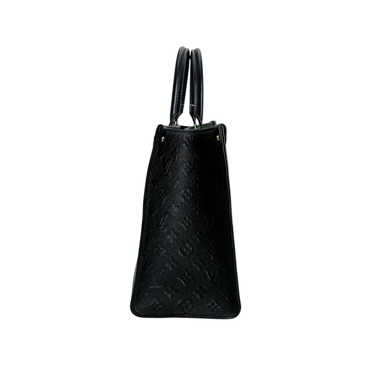 Louis Vuitton Empreinte Handbag On The Go MM Tote Noir — view 4