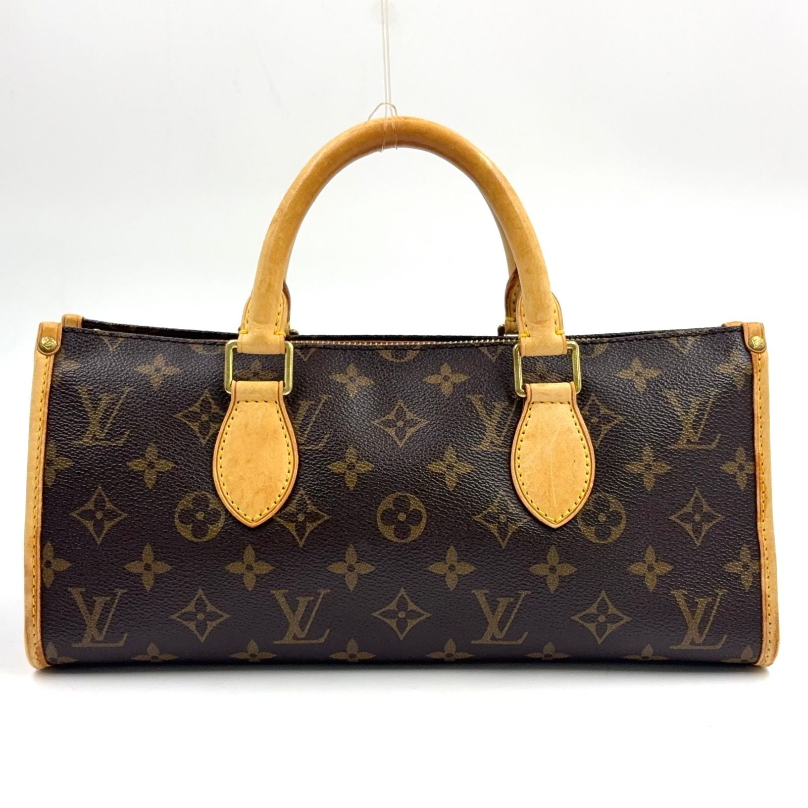 Louis Vuitton Popincourt Monogram Leather Brown Light Handbag Gold
