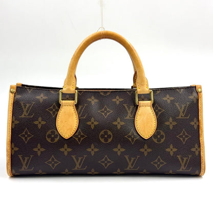 Louis Vuitton Popincourt Monogram Leather Brown Light Handbag Gold