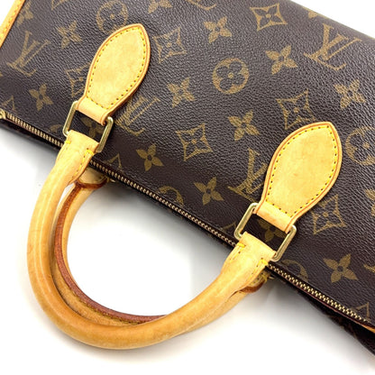 Louis Vuitton Popincourt Monogram Leather Brown Light Handbag Gold — view 6