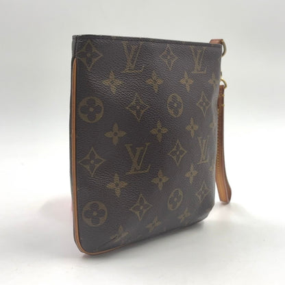Louis Vuitton Partition Monogram Leather Brown Light Pouch Gold — view 2