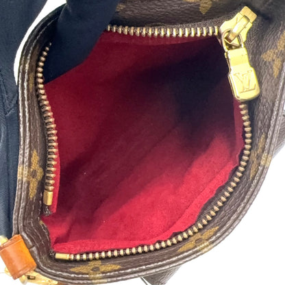 Louis Vuitton Partition Monogram Leather Brown Light Pouch Gold — view 3