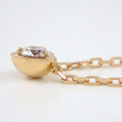 Cartier Necklace d'Amour Heart Diamants Legers de 1 Point Diamond 18K Pink Gold — view 3