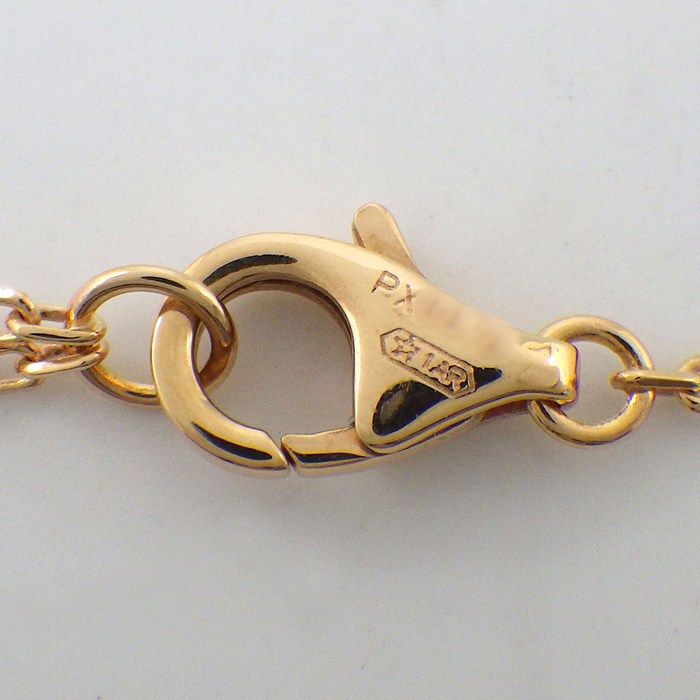 Cartier Necklace d'Amour Heart Diamants Legers de 1 Point Diamond 18K Pink Gold — view 6
