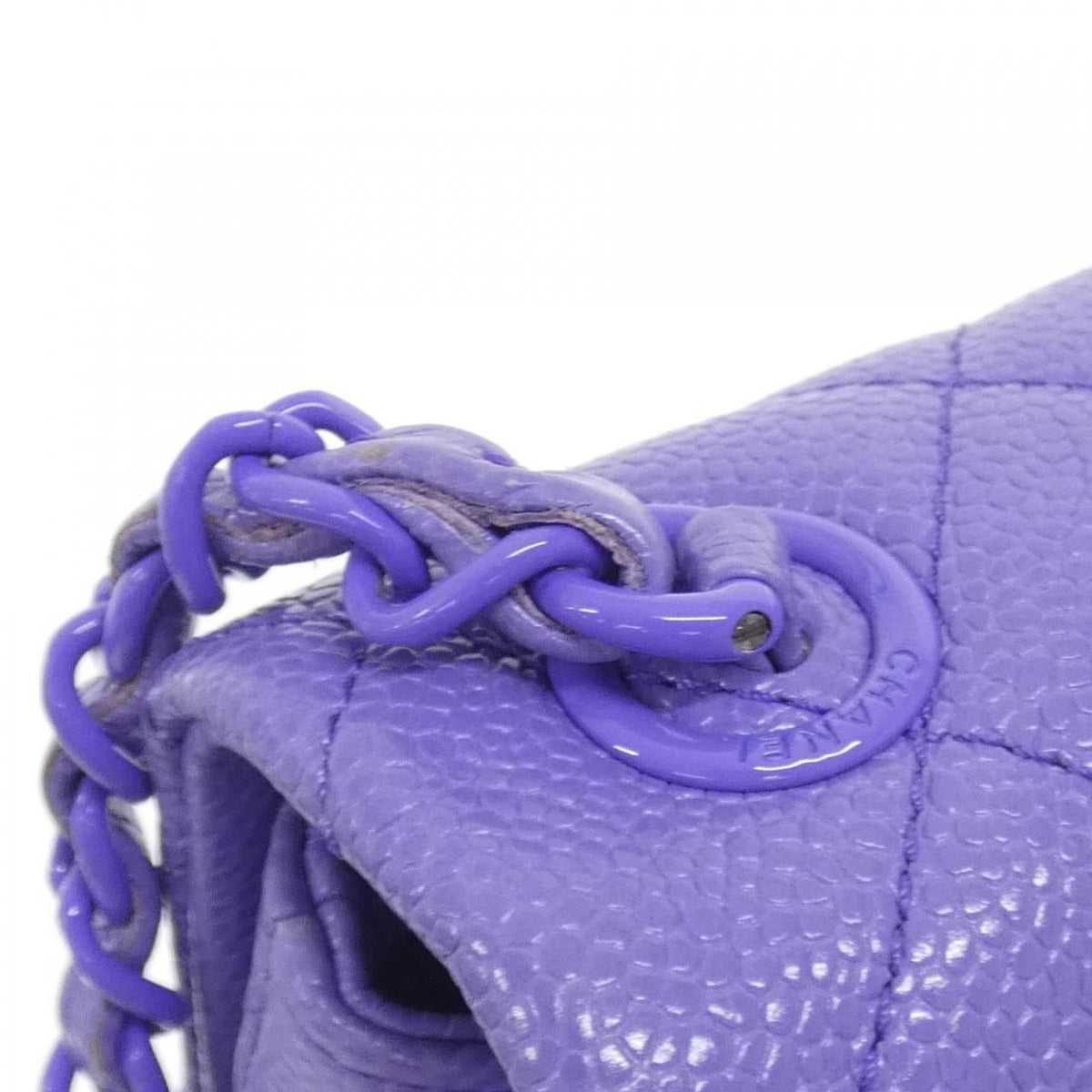 Chanel Shoulder Bag Purple — view 6