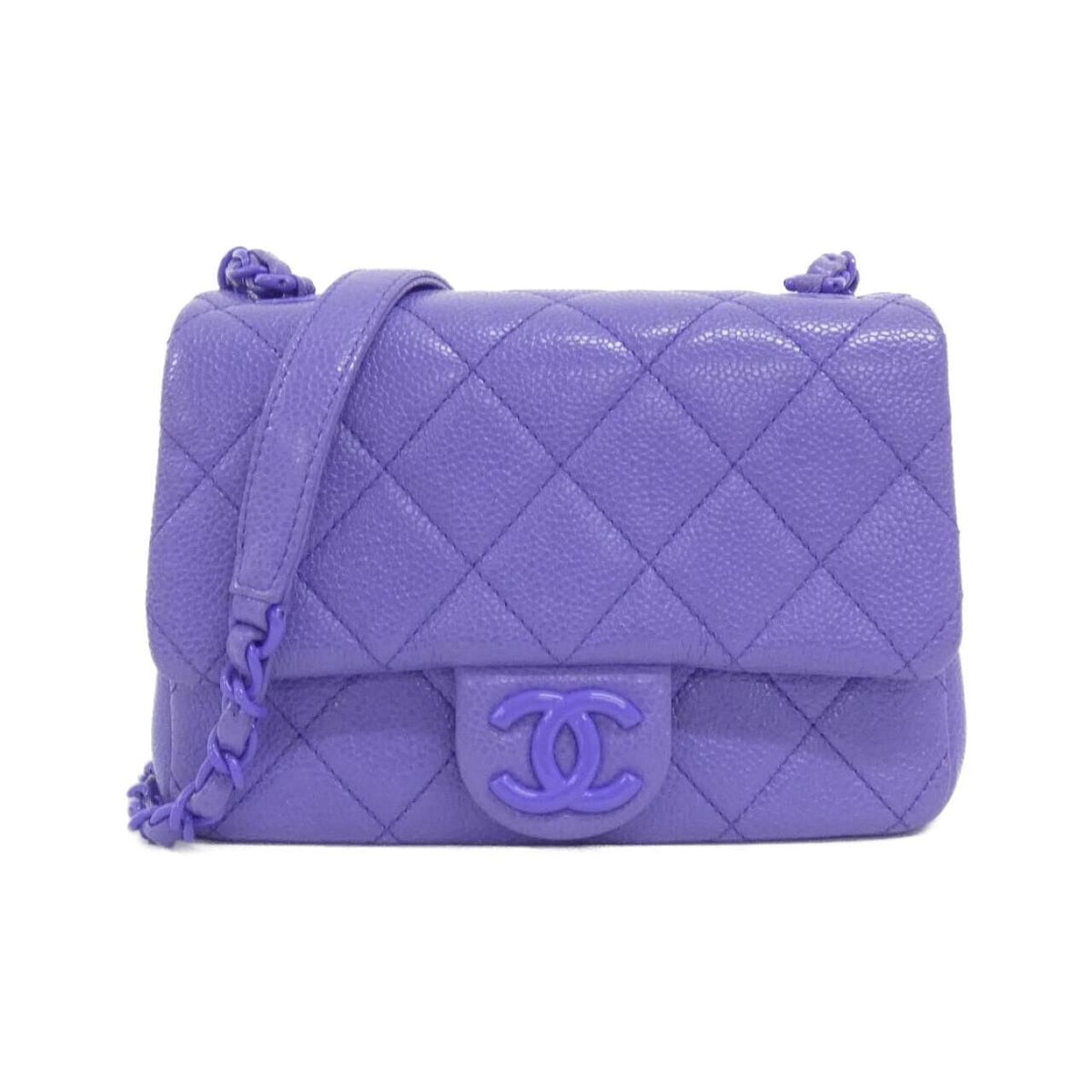 Chanel Shoulder Bag Purple