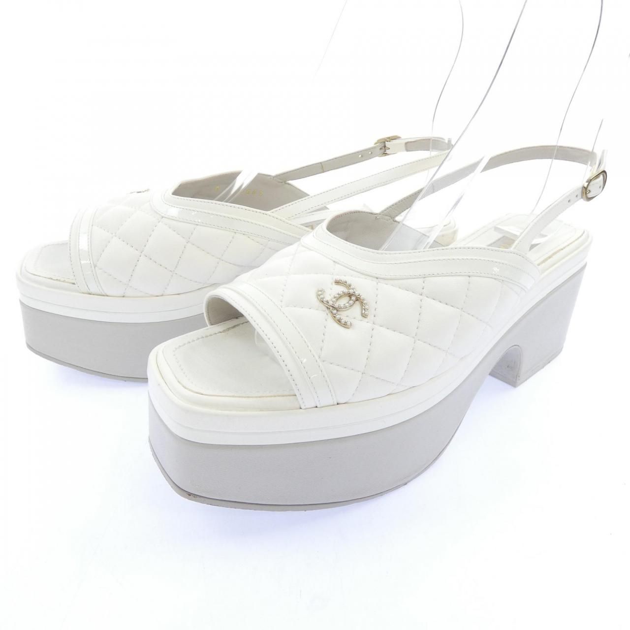 Chanel Sandals White — view 3