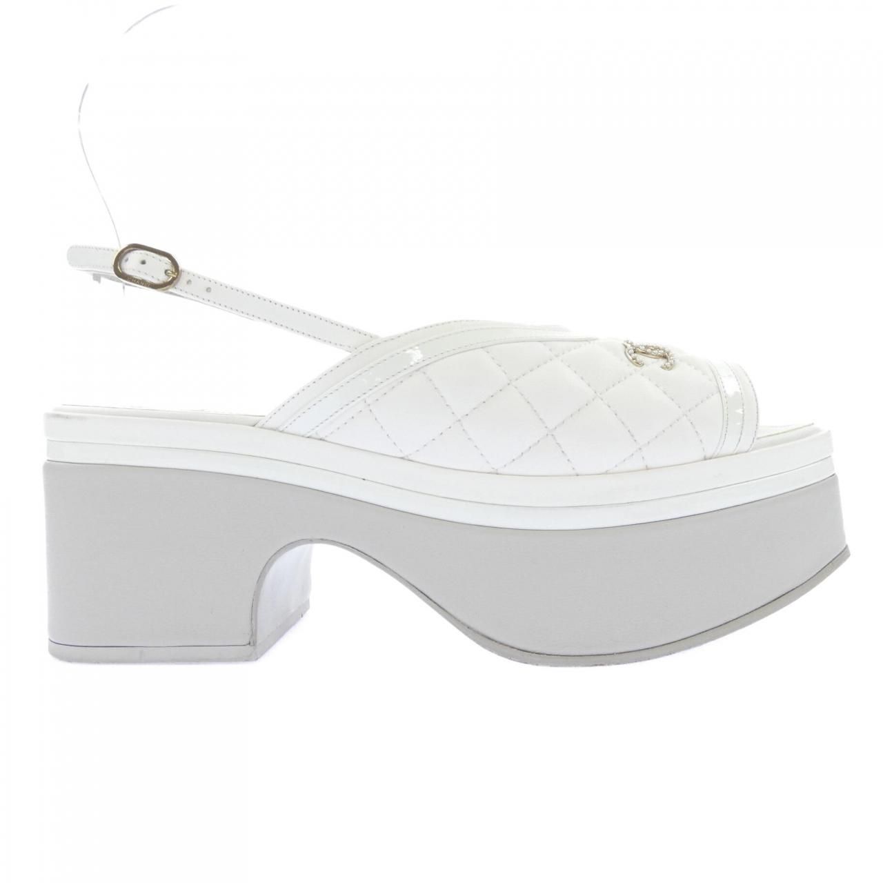 Chanel Sandals White