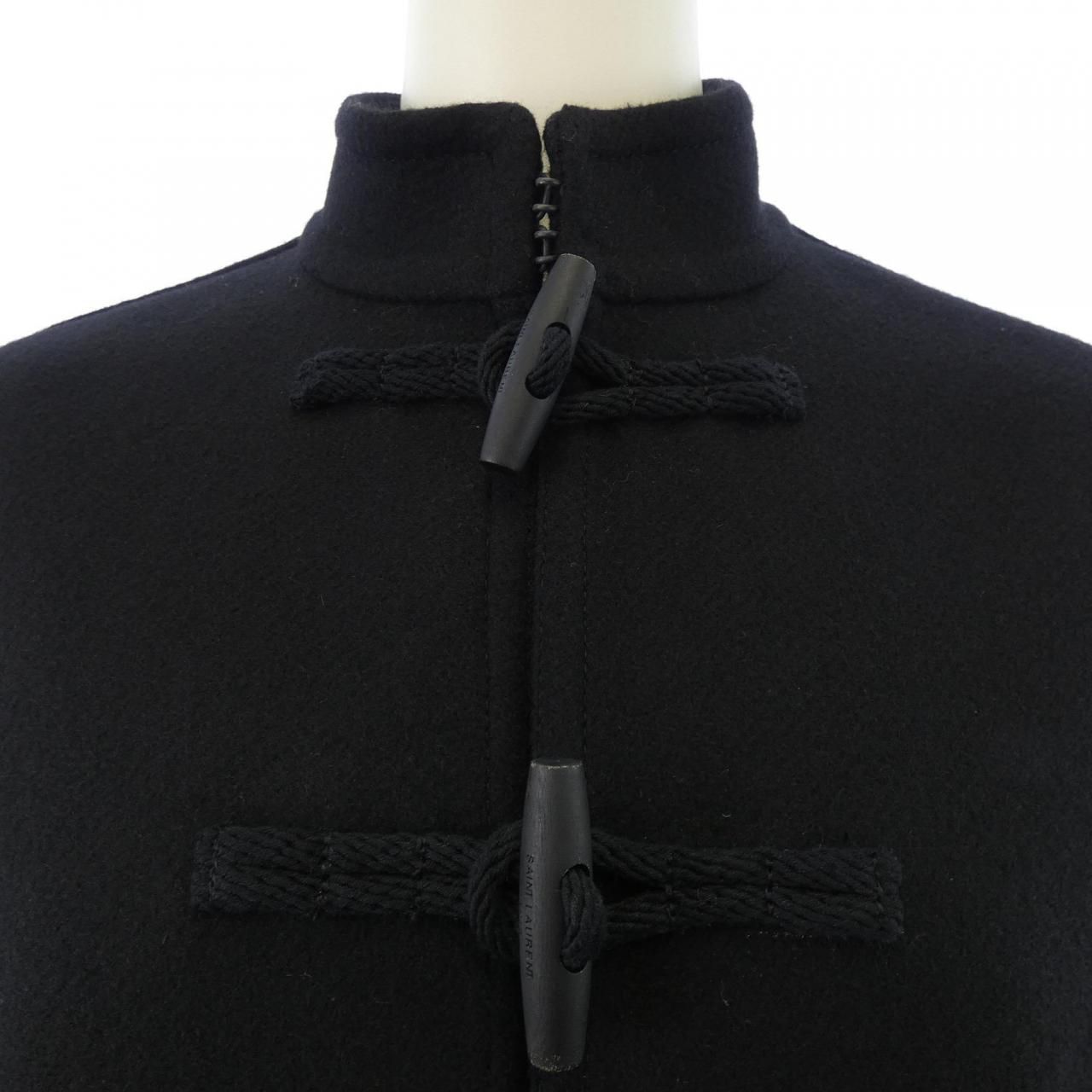 Saint Laurent Cape & Ponchos Black — view 5