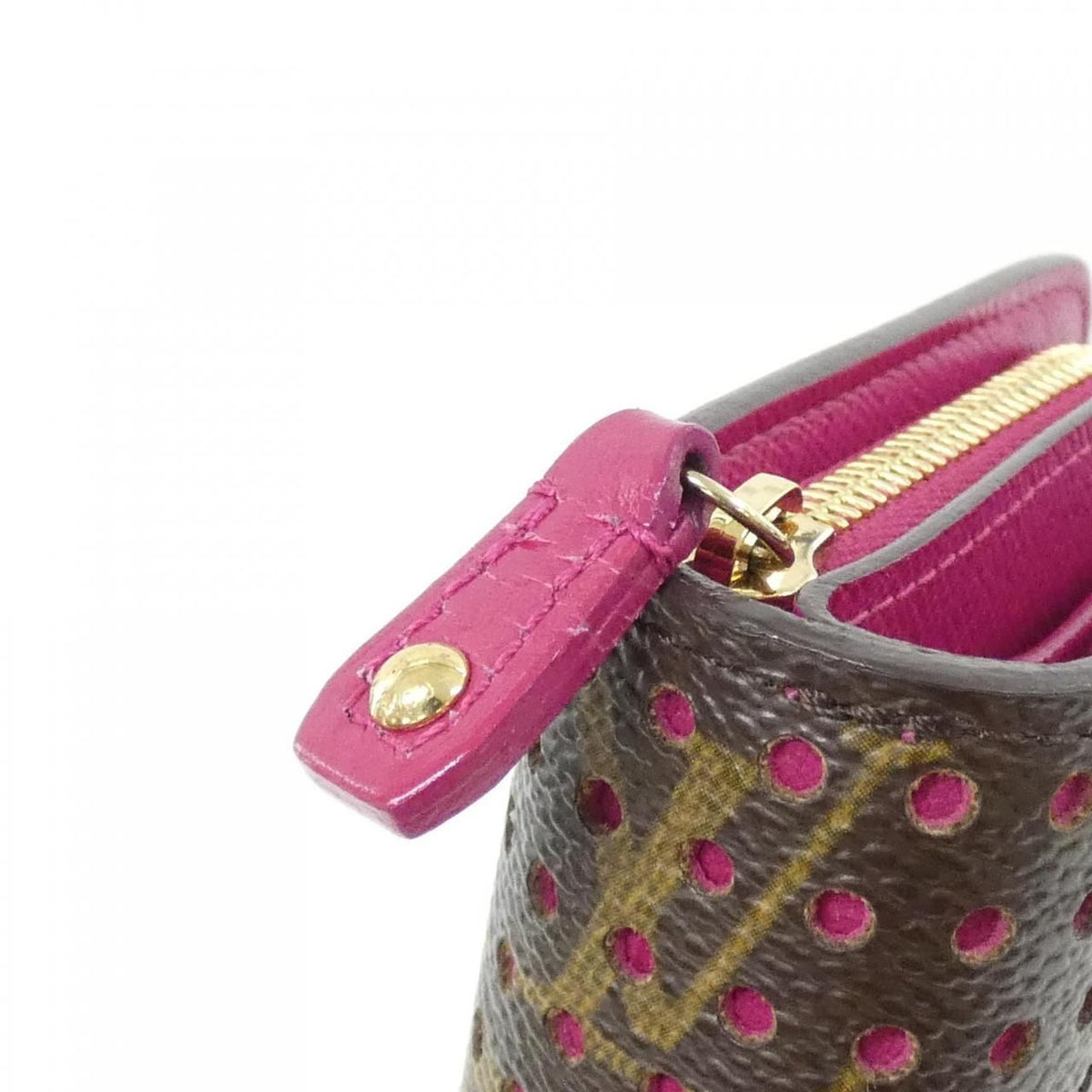 Louis Vuitton Monogram Perfo Compact Zip Wallet — view 3