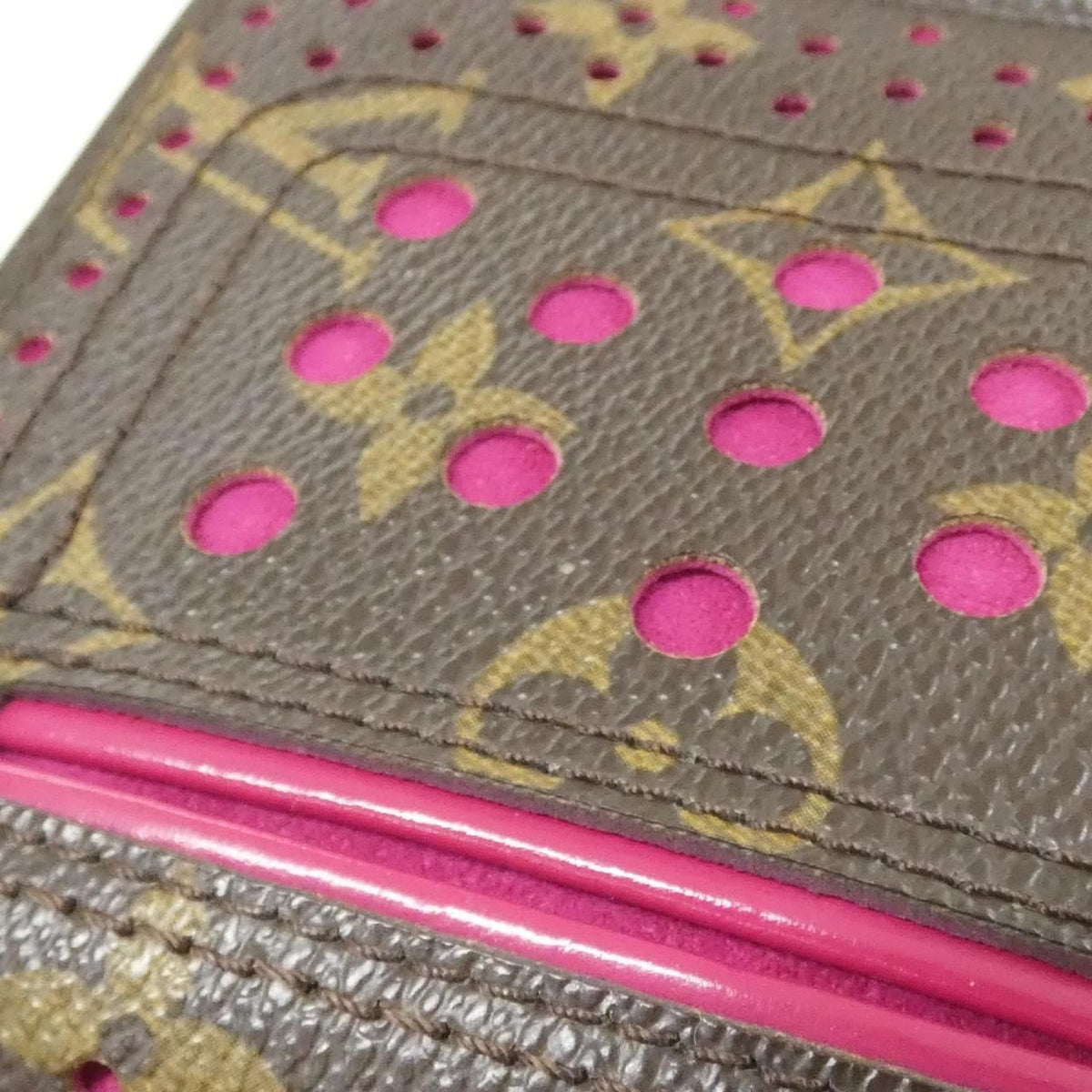 Louis Vuitton Monogram Perfo Compact Zip Wallet — view 4
