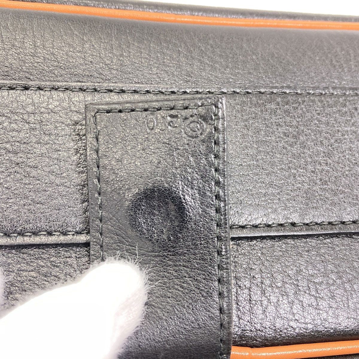 Hermes Noumea Gold Shoulder Bag Calfskin — view 7