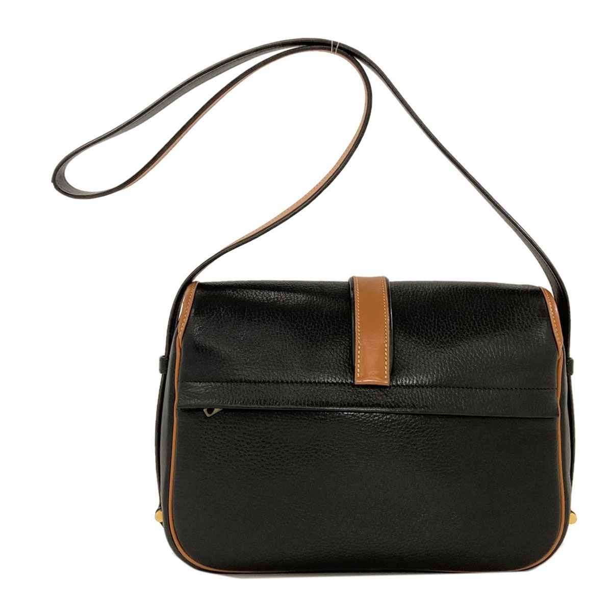Hermes Noumea Gold Shoulder Bag Calfskin — view 2