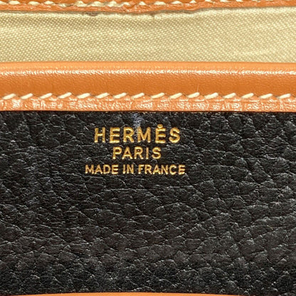 Hermes Noumea Gold Shoulder Bag Calfskin — view 6