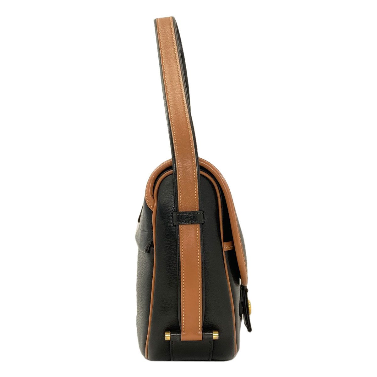 Hermes Noumea Gold Shoulder Bag Calfskin — view 3
