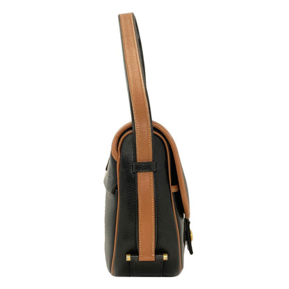 Hermes Noumea Gold Shoulder Bag Calfskin — view 3