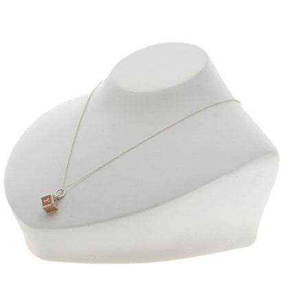Tiffany & Co Logo Cube Enamel Necklace — view 4