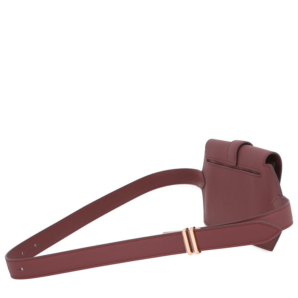 Hermes Belt Bag Elan Pocket 24 Rouge Ash Pink Gold Swift — view 2