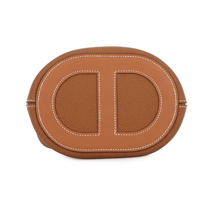 Hermes Tote Bag In The Loop 18 Gold Taurillon Clemence Swift — view 3