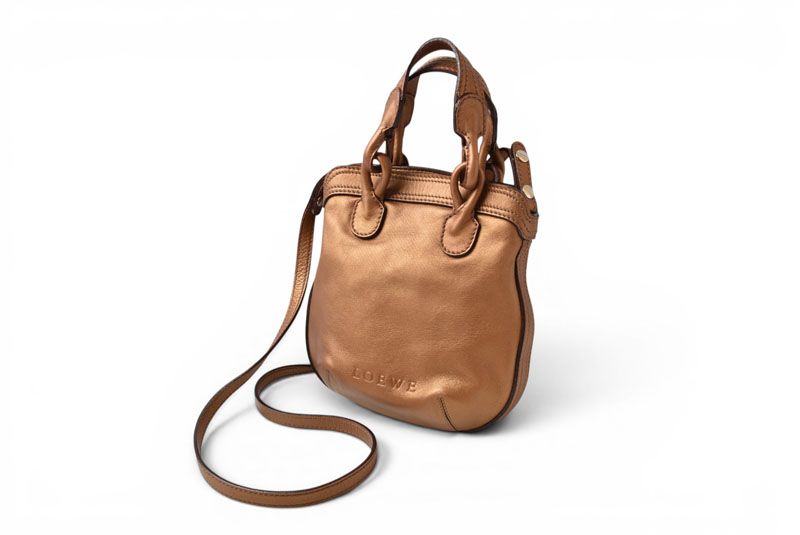 Loewe Fiesta 2-Way Blanc Leather Shoulder Bag — view 5