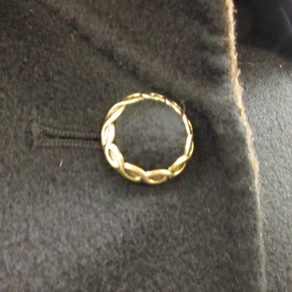 Loro Piana Coat Black Regular Color Long Sleeve RN — view 5