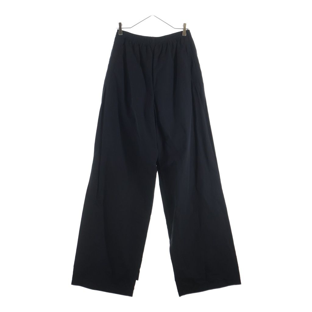 Balenciaga Double Front Tracksuit Trousers Nylon Blend Layered Wide Baggy Pants