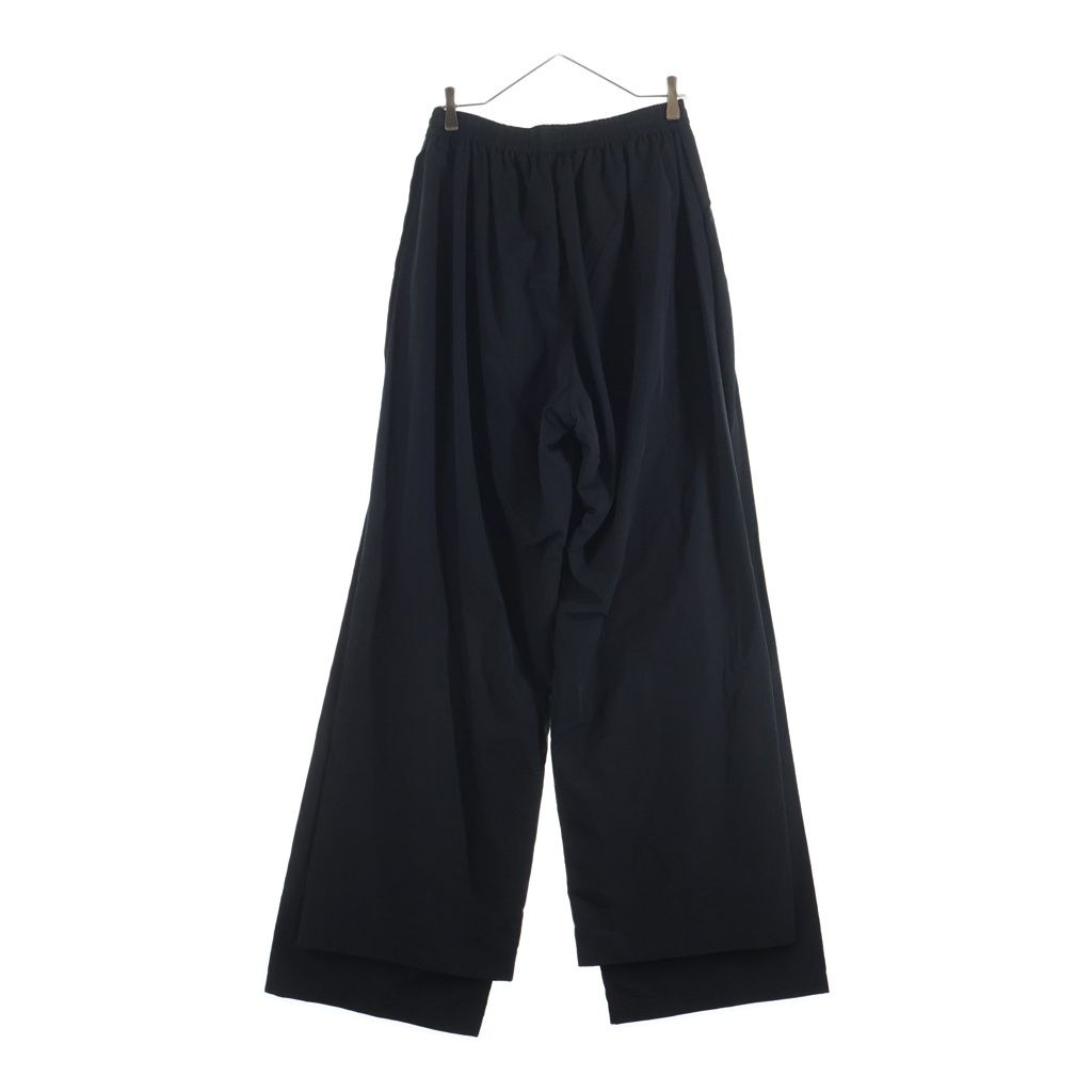 Balenciaga Double Front Tracksuit Trousers Nylon Blend Layered Wide Baggy Pants — view 2