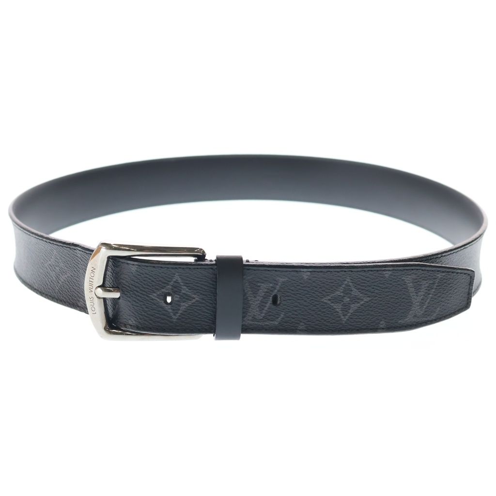 Louis Vuitton Monogram Eclipse Ceinture Landscape Belt Black