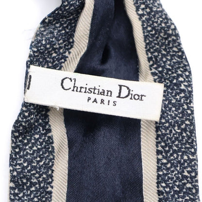 Dior Oblique Mitzah Shawl Scarf Navy NT — view 6