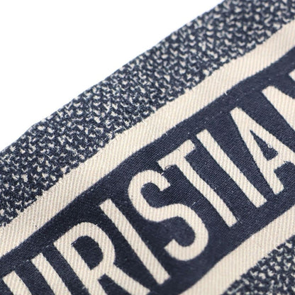 Dior Oblique Mitzah Shawl Scarf Navy NT — view 4