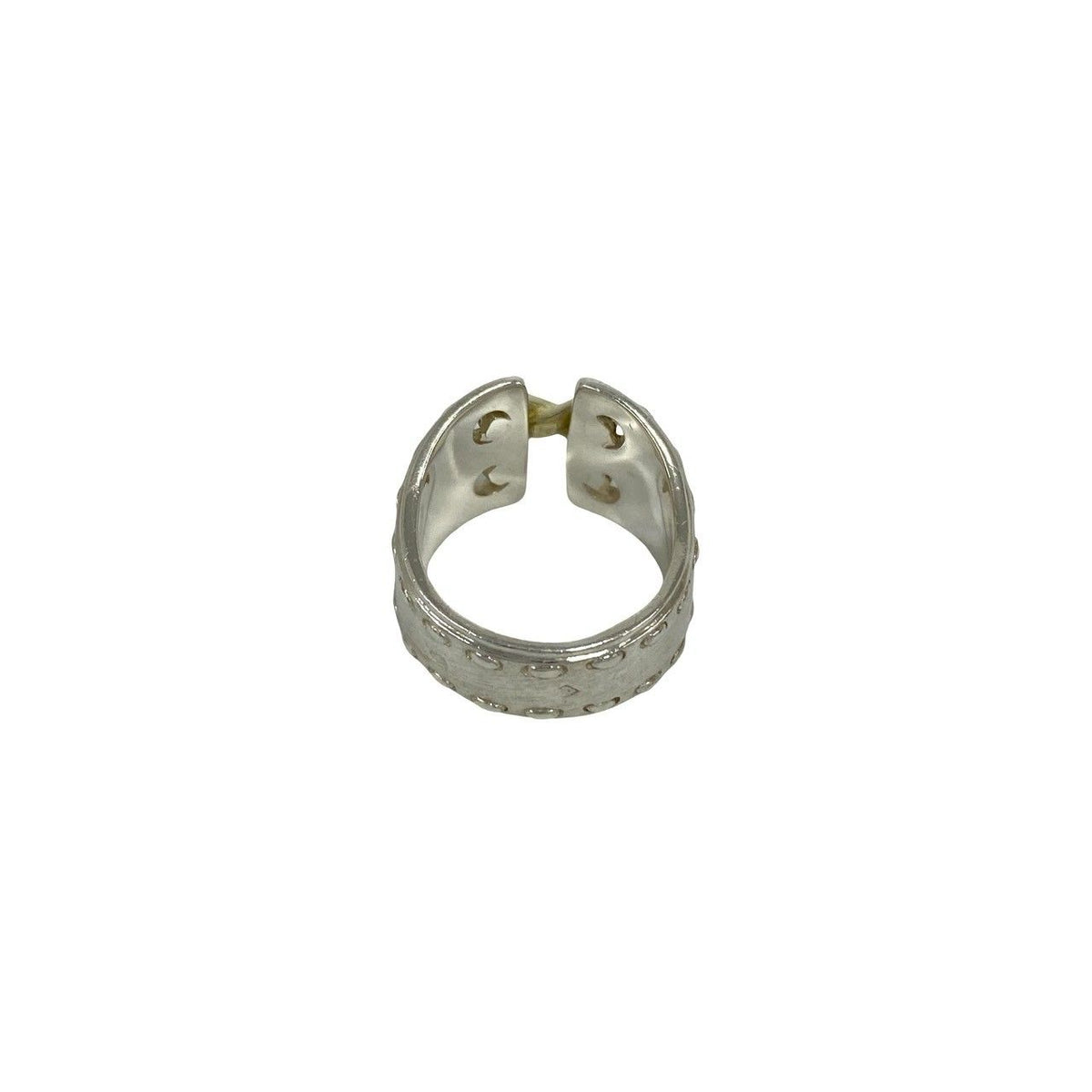 Hermes Mexico Ring 925 Sterling Silver Gold — view 6