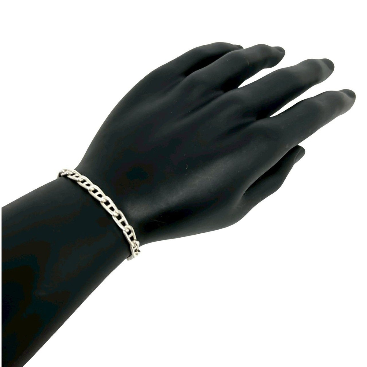 Tiffany & Co Vintage Anchor Chain Bracelet 925 Sterling Silver — view 2