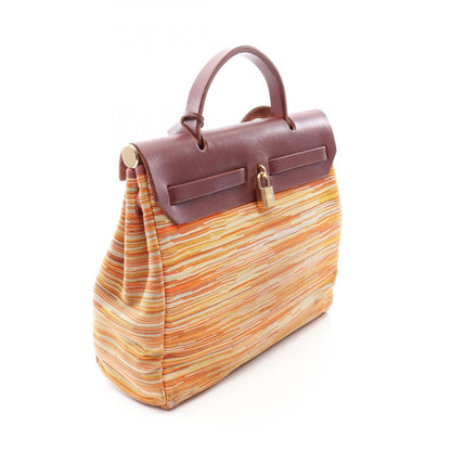 Hermes Handbag Herbag PM 2-Way Brown Multi Leather — view 2