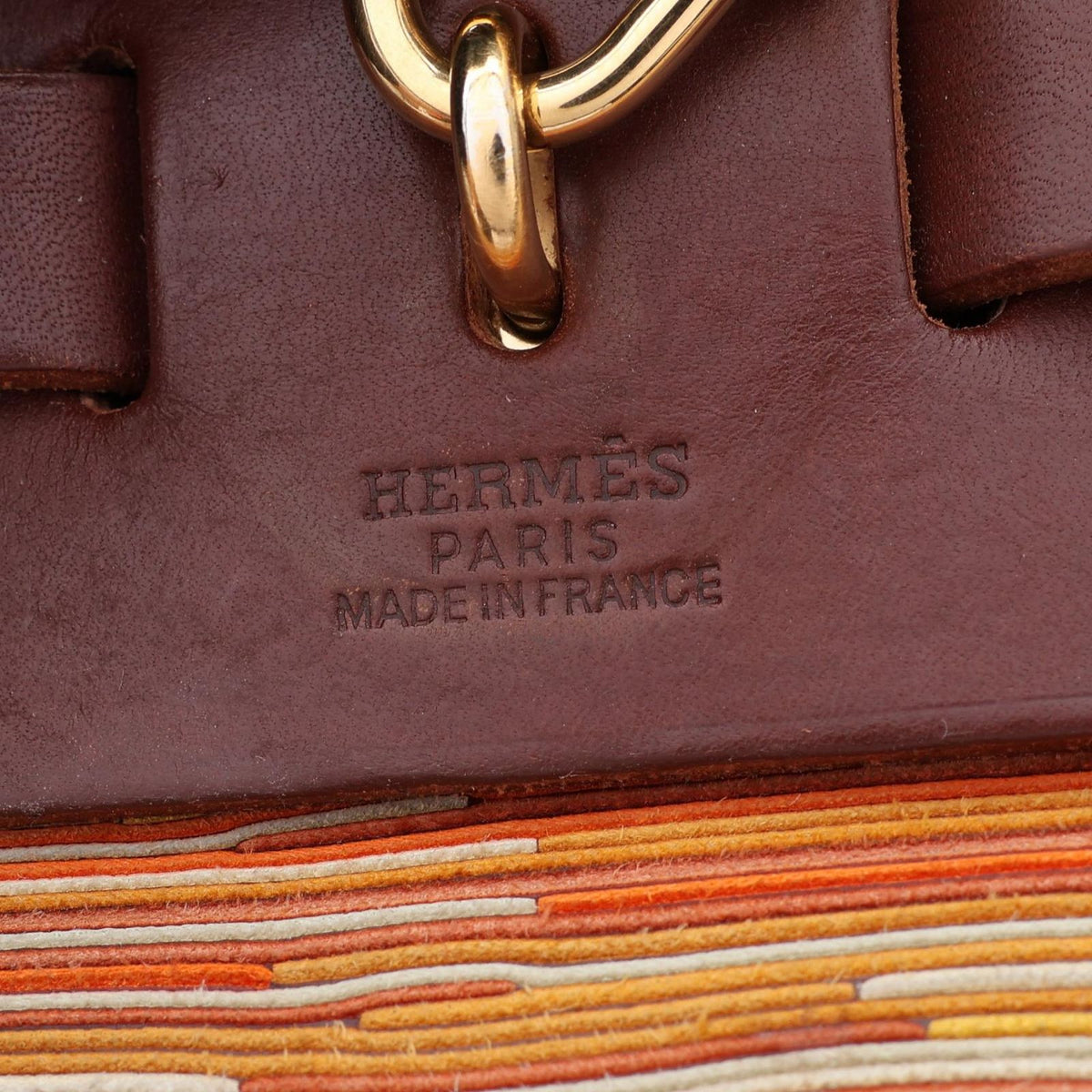 Hermes Handbag Herbag PM 2-Way Brown Multi Leather — view 4