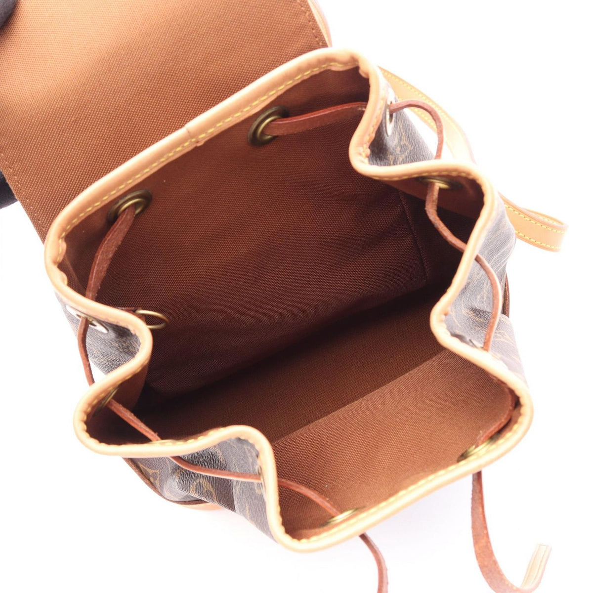 Louis Vuitton Backpack Mini Montsouris Monogram Canvas Leather — view 3