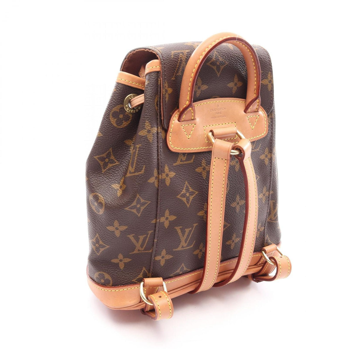 Louis Vuitton Backpack Mini Montsouris Monogram Canvas Leather — view 2