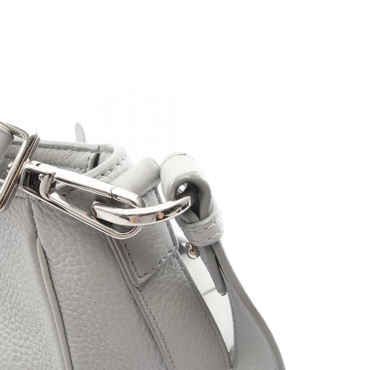 Dior Handbag Saddle Soft Bag 2-Way Gray Leather — view 7