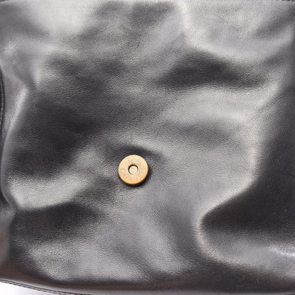 Chanel Shoulder Bag CC Logo Black Lambskin CC — view 8