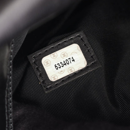 Chanel Shoulder Bag CC Logo Black Lambskin CC — view 5