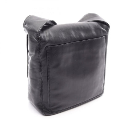 Chanel Shoulder Bag CC Logo Black Lambskin CC — view 2