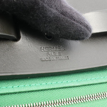 Hermes Handbag Herbag Zip PM 2-Way Bamboo Canvas Leather — view 4