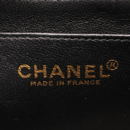 Chanel Shoulder Bag Choco Bar Pearl Chain Black Lambskin — view 4