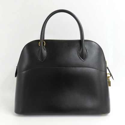 Hermes Bolide 31 Box Calf Black Handbag 2-Way Gold — view 2