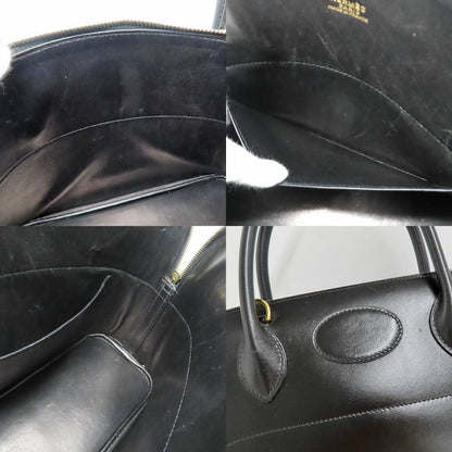 Hermes Bolide 31 Box Calf Black Handbag 2-Way Gold — view 7