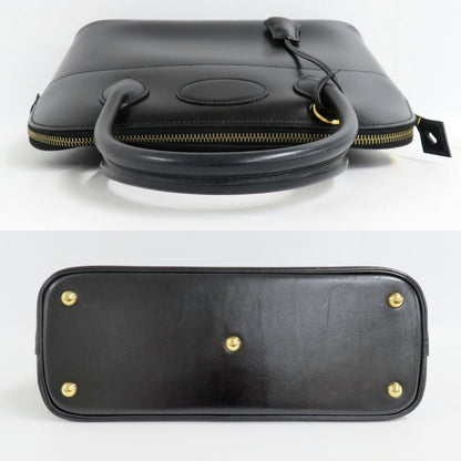 Hermes Bolide 31 Box Calf Black Handbag 2-Way Gold — view 3