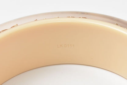 Louis Vuitton Bangle Bracelet Ankle John GM Beige Gold — view 2